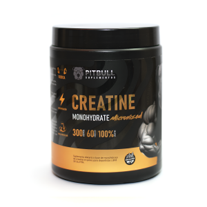 Creatina Monohidrate Micronized 300g Pitbull Suplementos